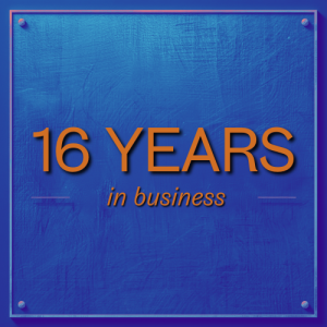16 years in business Tourism Currents graphic